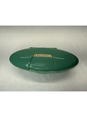 Vintage Singer Buttonholer Sewing Machine Attachment Green Case